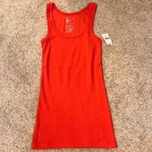 GAP Ribbed Red Tank Top